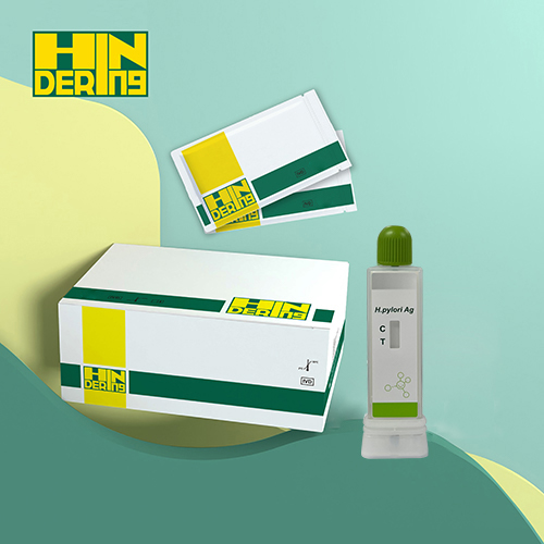 Швидкий тест для якісного виявлення антигенів Helicobacter pylori (H.pylori) у фекаліях людини.